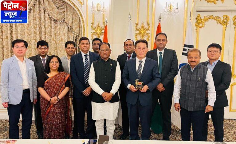 CG : सियोल में मुख्यमंत्री विष्णु देव साय और ATCA प्रतिनिधिमंडल की महत्वपूर्ण भेंट