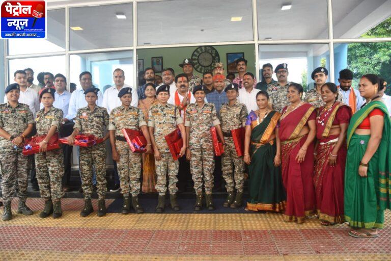CG : उप मुख्यमंत्री और वन मंत्री को ‘दंतेश्वरी फाइटर्स’ आत्मसमर्पित माओवादी बहनों ने बांधा रक्षा सूत्र