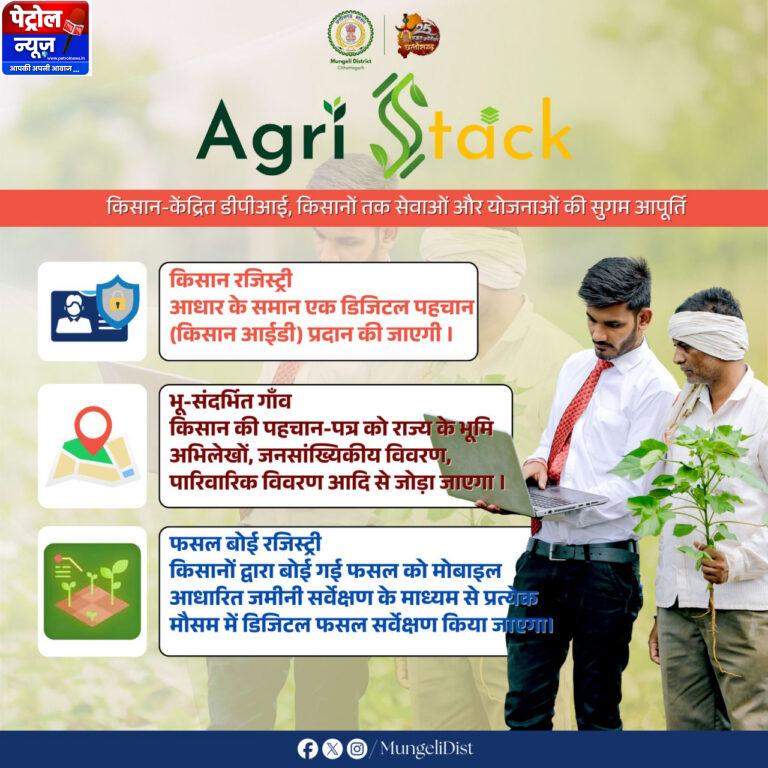 CG: एग्रीस्टैक पोर्टल बनेगा किसानों की डिजिटल पहचान