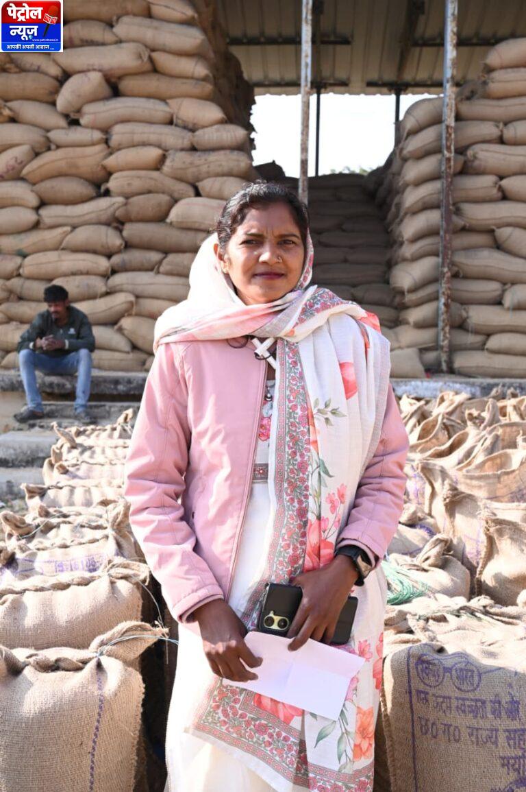 CG: महिला किसान ने बेचा 50 क्विंटल धान