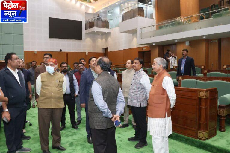 CG : उप मुख्यमंत्री और संसदीय मंत्री ने नया रायपुर स्थित नए विधानसभा भवन का किया निरीक्षण