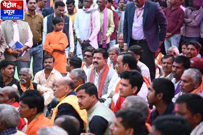 CG: उपमुख्यमंत्री विजय शर्मा ग्राम मोटियारी में नवधा रामायण में हुए शामिल