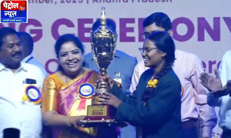 CG : एकलव्य आदर्श आवासीय विद्यालय की छात्रा निहारिका नाग बनी राष्ट्रीय स्वर्ण पदक विजेता