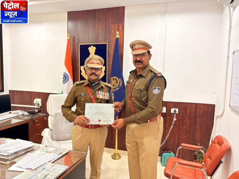 Mauganj :गणतंत्र दिवस पर मऊगंज में यातायात प्रभारी नरेश सिंह हुए सम्मानित