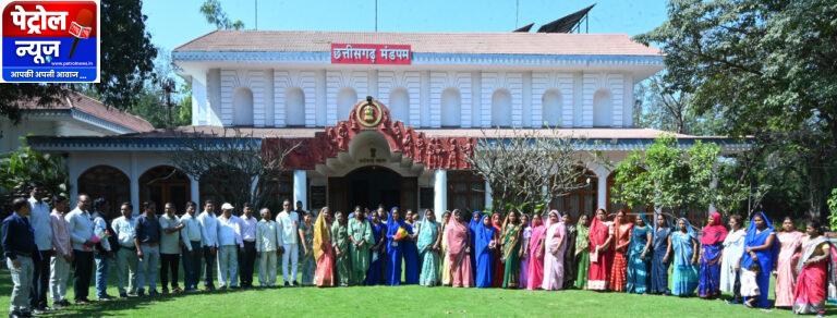 CG : राज्यपाल के गोद ग्राम टेमरी के ग्रामीणों ने किया लोकभवन का भ्रमण