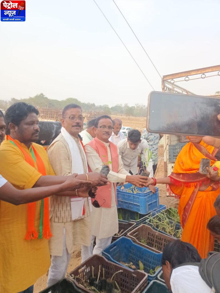 CG: मुख्यमंत्री के जन्मदिवस पर पादप बोर्ड द्वारा 2100 औषधीय पौधों का वितरण