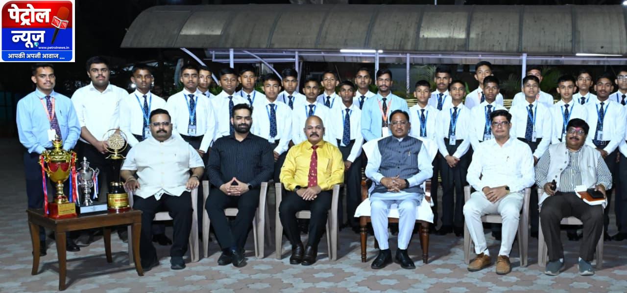 CG:मुख्यमंत्री श्री साय ने द ग्रेट इंडिया सैनिक स्कूल के छात्रों को दी बधाई और शुभकामनाएं