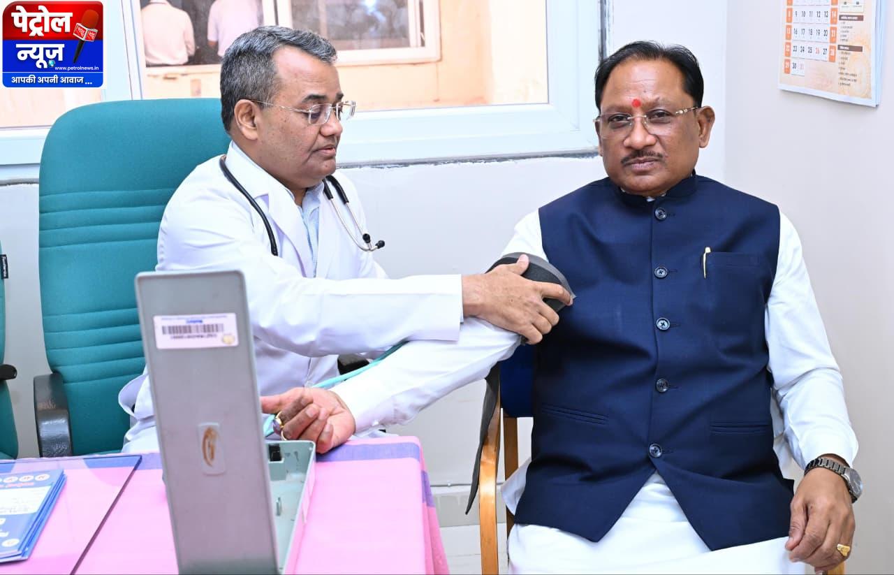 CG :मुख्यमंत्री ने विधानसभा परिसर में तीन दिवसीय स्वास्थ्य शिविर का किया शुभारंभ