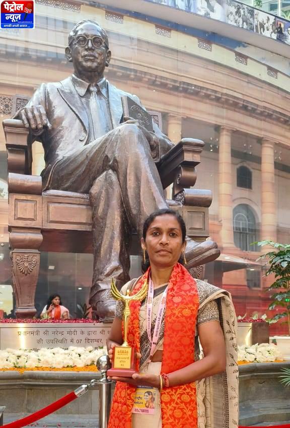 CG : बस्तर की सरपंच जयंती कश्यप दिल्ली में हुई सम्मानित