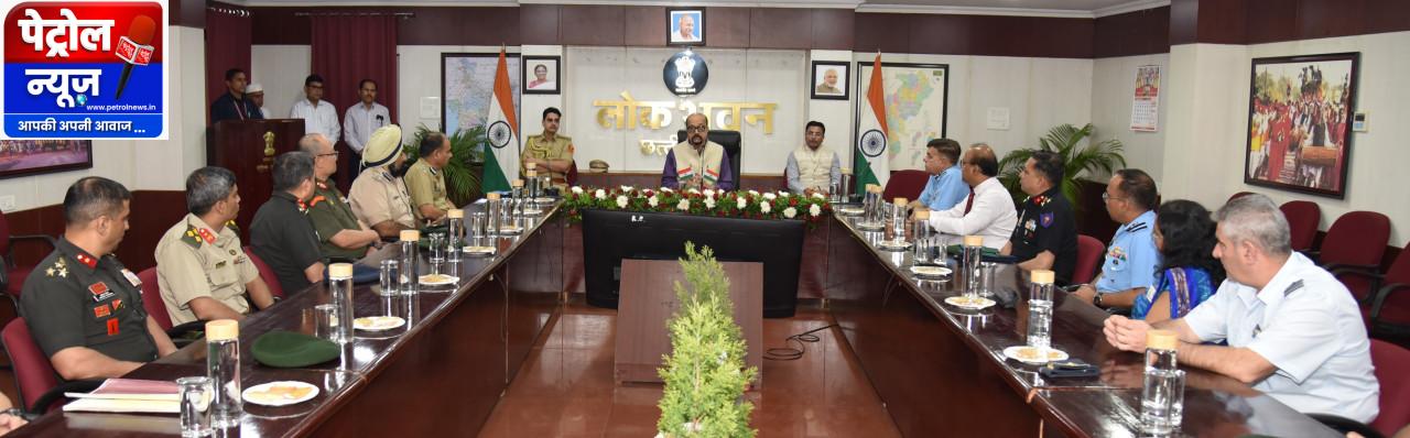 CG: राज्यपाल रमेन डेका से रक्षा महाविद्यालय नई दिल्ली के अध्ययन दल ने की सौजन्य भेंट