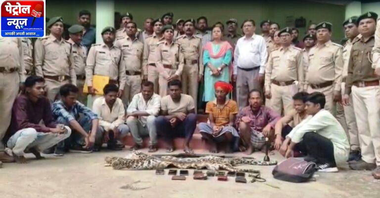 CG: तेंदुए की खाल की तस्करी पर वन विभाग की बड़ी कार्रवाई, 9 आरोपी गिरफ्तार