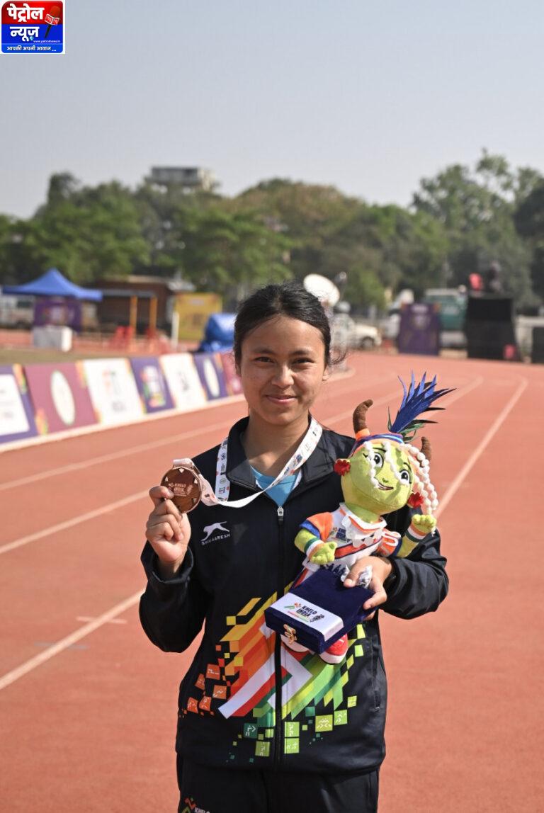 CG: जनवरी 2026 में रेस-वॉक शुरू करने वाली शिलांग की युवा एथलीट ने खेलो इंडिया ट्राइबल गेम्स में जीता कांस्य पदक