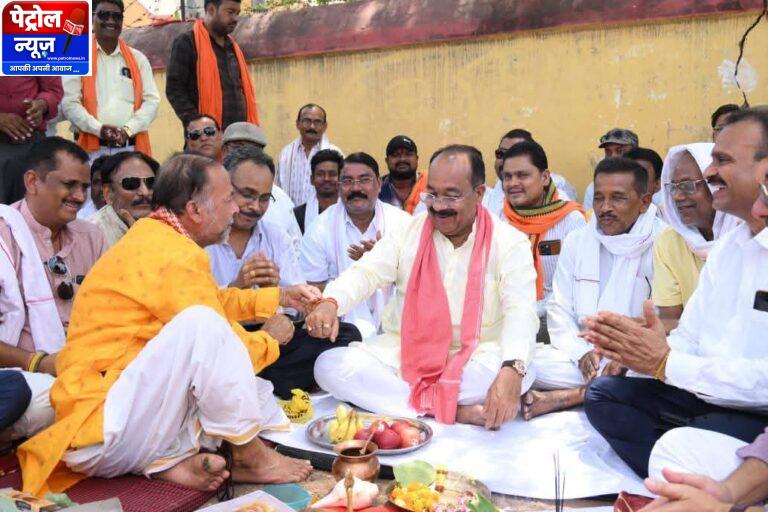 उप मुख्यमंत्री श्री अरुण साव ने हायर सेकंडरी स्कूल भवन का किया भूमिपूजन