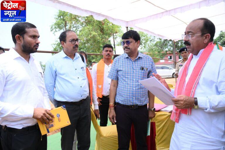उप मुख्यमंत्री श्री अरुण साव का बस्तर में निर्माण कार्यों का निरीक्षण जारी