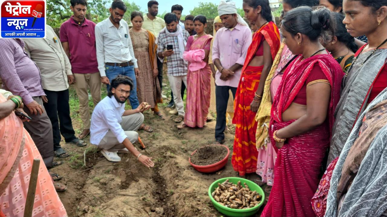 धमतरी का ‘नगरी’ बनेगा हल्दी उत्पादन का नया हब: 250 किसानों ने थामा वैज्ञानिक खेती का हाथ, 250 टन पैदावार का लक्ष्य