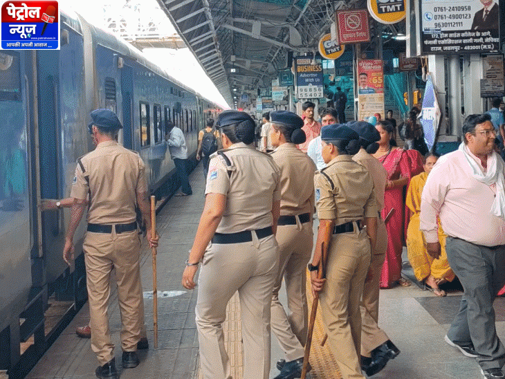 जबलपुर रेलवे स्टेशन हाई अलर्ट
