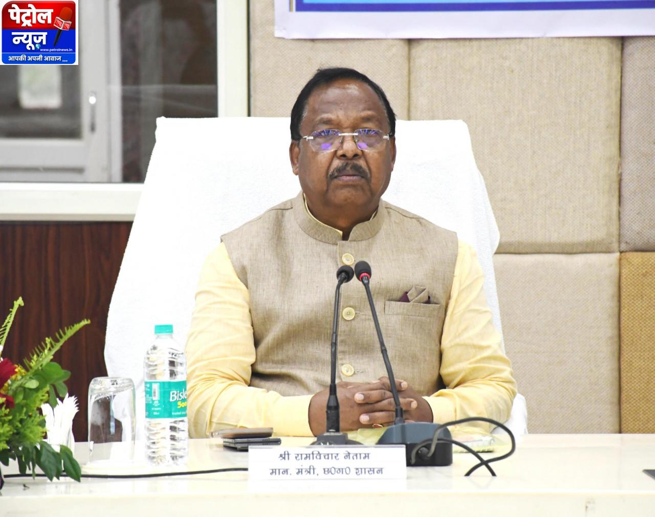 कौशल विकास से आत्मनिर्भर बनेंगे युवा: मंत्री श्री रामविचार नेताम