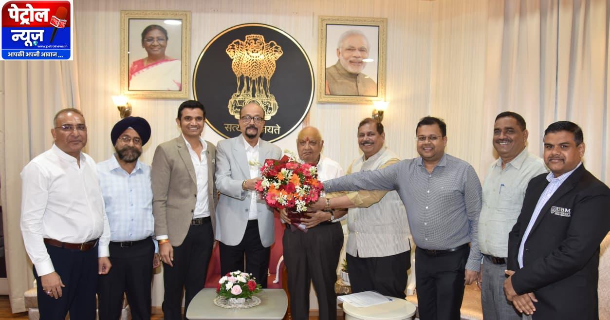 राज्यपाल श्री डेका से निजी विश्वविद्यालयों के पदाधिकारियों ने की भेंट