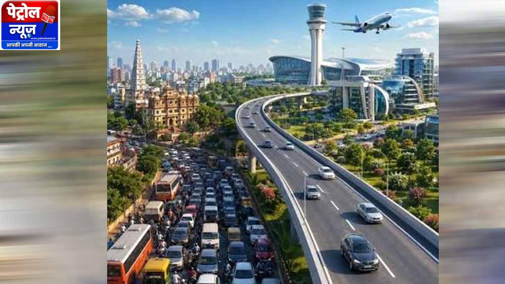 इंदौर में बड़ा गणपति फ्लाईओवर की आधी बाधा हटी, दिसंबर तक पूरी लाइन होगी शिफ्ट; निर्माण में हुई देरी