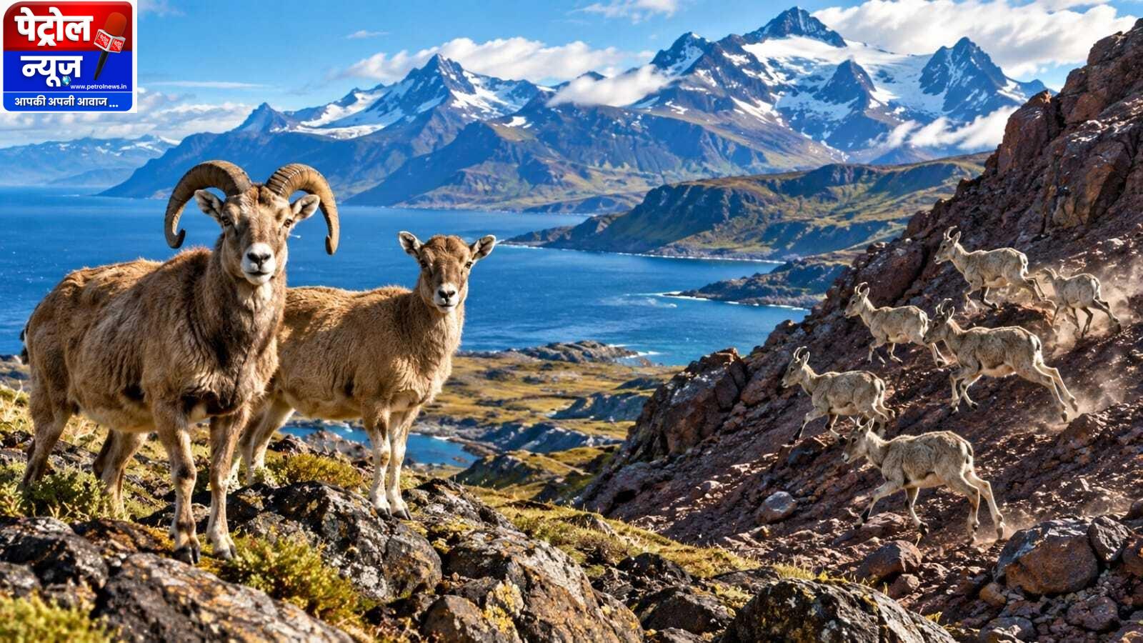 फ्रांस से छोड़ी गई सिर्फ दो भेड़ों ने अंटार्कटिका के पास बसा डाला 700 भेड़ों का विशाल परिवार