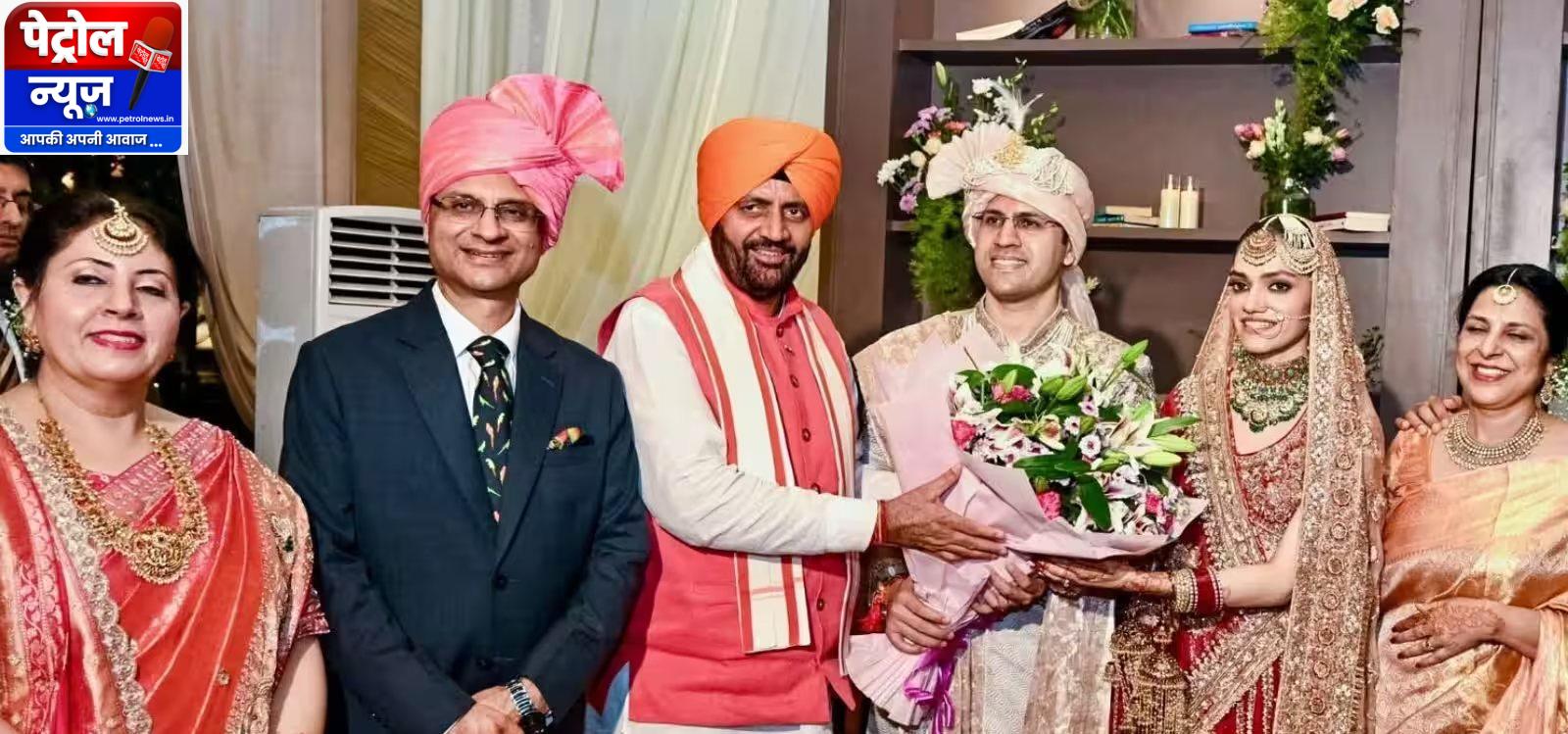 आरबीआई गवर्नर संजय मल्होत्रा के बेटे के विवाह बंधन में बंधने की खुशी